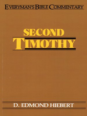 cover image of Second Timothy- Everyman's Bible Commentary